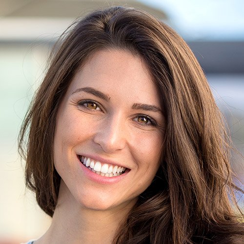 Young woman with healthy smile